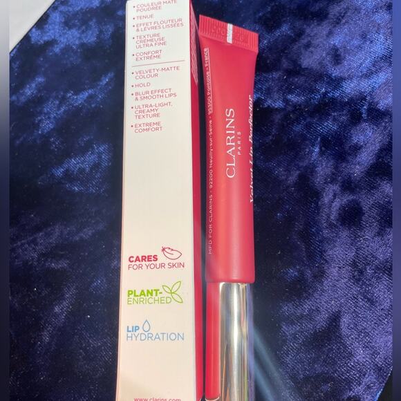Clarins Paris 03 Velvet Lip Perfector Shade Velvet Red - Picture 1 of 3